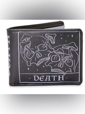 Death Skull Mushroom Bifold Wallet
